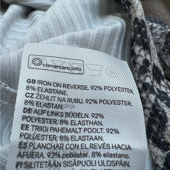 H&M Snakeskin Bodysuit XS - Picture 2 of 5